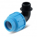 Marlin 32mm MDPE Elbow x 1'' Male BSP